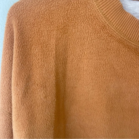 Aerie oversized coziest desert sweatshirt camel brown size XS - Picture 10 of 10